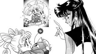 Sailor Pluto telling Kousagi about her older sister