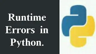 Runtime Error in Python in Hindi.
