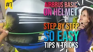 airbrush helmet for basic | HOW TO AIRBRUSH ON HELMET | how to take apart schubert helmet