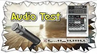 Rode Procaster + Behringer Xenyx QX1002USB + DBX 286s Audio Test