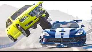 WATCH: Most Expensive Crash on a Race Track in BeamNG.Drive!