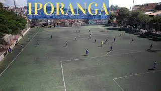 Drone filma campo do Iporanga na zona sul de São Paulo SP