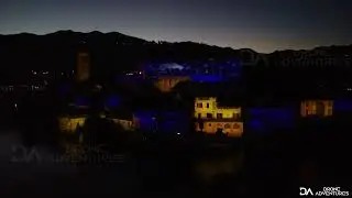 Isola di San Giulio in versione natalizia - Lago d'Orta