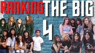 Ranking THE BIG 4 Thrash Metal Bands Tier List