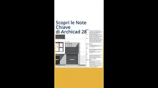 Scopri le Note Chiave di Archicad 28