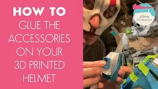 TUTORIAL 13 - Jango Fett. HOW TO Glue the accessories on your 3D printed Helmet.