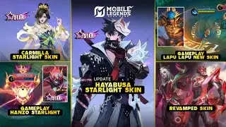 CARMILLA STARLIGHT, HAYABUSA STARLIGHT UPDATE, NEW SKIN GAMEPLAY REVIEW - Mobile Legends: Bang Bang