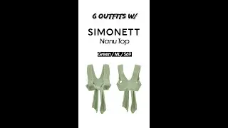 6 Outfits with Simonett Green Nanu Top 