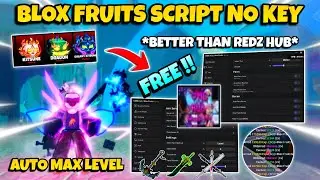 New Blox Fruits Script No Key - Better Than Redz Hub, Aimbot, Auto Farm, Mastery, Raid & More