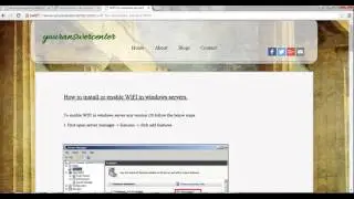 How to install or enable WIFI in windows servers