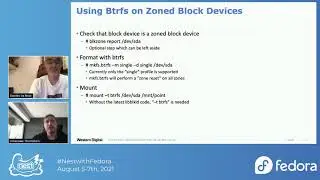 Getting In The Zone: btrfs on SMR HDDs and NVMe ZNS SSDs