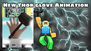 Slap Battles Thor glove cutscene