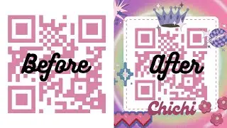 tutorial qr deco / template qris ; chichi notes