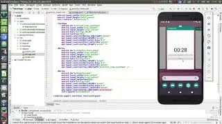 (Java)Android Simple Timer App Sample
