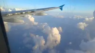 Полет самолета Airbus A321 авиакомпании КогалымАвиа (MetroJet)