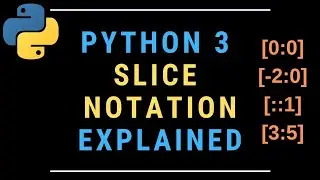#20 Slicing in Python | For Beginners