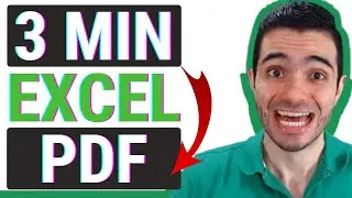 Cómo Convertir EXCEL a PDF 😱 [TUTORIAL PASO A PASO]