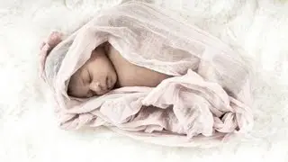 Dying the Sling for Baby Photography