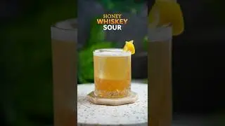 Honey Whiskey Sour 🍋🍹 