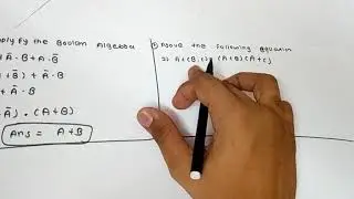 [hindi] Boolean algebra simplification