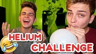 THE HELIUM BALLOON CHALLENGE *GONE WRONG* Ft. Bruhitszach