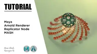 Replicator Node In Mash | Maya & Arnold Renderer | Tutorial