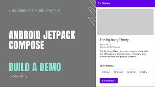 Android Jetpack Compose | Build a Demo | Code Utility