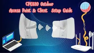 How to Setup Outdoor CPE610 Access Point Mode, Client Mode Complete Guide - Urdu-Hindi
