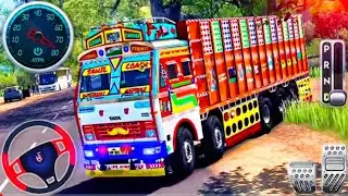 Indian CargoTrack Lorry Driving 3d 2024 Offroad  Ashok Track Driving Simulator  Android gameplay ❤️