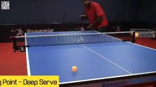 Deep, deplete the flow in table tennis —  moment 1