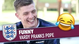 FUNNY | Jamie Vardy Pranks Nick Pope