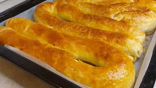 НОВИНКА!🔥БАБУШКА НАУЧИЛА!ОБАЛДЕННЫЙ ВКУС!👌😋ТУРЕЦКИЙ БОРЕК С ТВОРОГОМ!👍