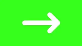 Free Animated Arrow in Green Screen for Kinemaster