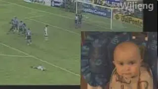 Bebê se emociona ao ver o Grêmio na Batalha do Aflitos