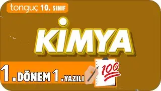 10.Sınıf Kimya 1.Dönem 1.Yazılıya Hazırlık 📑 #2025