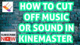 How to Cut off music or sound in kinemaster