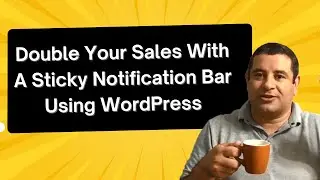 How to Display Announcements and a Sticky Notification Bar in Your WordPress - Kadence Pro Tutorial