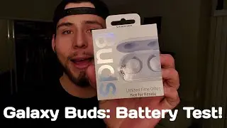 Galaxy buds battery test!