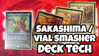 Sakashima of a Thousand Faces / Vial Smasher the Fierce Deck Tech - BOOM // Cmdr Lgds // EDH // MTG
