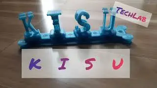 3D Printed Dueal Font Illusion.