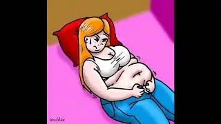 44 Fat Anime Girl's Stuffing & Getting Fatter (18+)