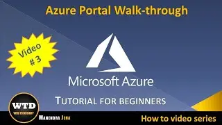 Azure Portal Walk-through