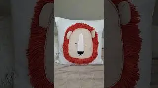 Декоративная подушка Лев "Боня" #декоративныеподушки #schorts