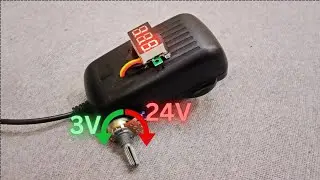 Turning a Fixed Voltage Adapter into a Variable Output Power Supply (3v-25v)  