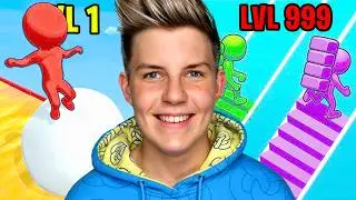 Can We Go NOOB to PRO to HACKER in EPIC RACE?! Prezley