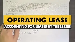 Intermediate Accounting 2 | Lessee's Accounting - Operating Lease (Part 2)