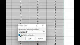 Excel - how to create accessible tables