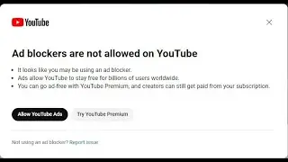 YouTube is Cracking Down On AdBlock?