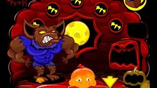 Monkey Go Happy Stage 368 Werewolf / Счастливая обезьянка: Уровень 368 Оборотень - 100% прохождение