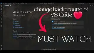 how to change background image in visual studio code - code crfater
